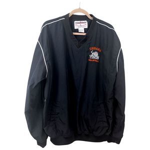 Urbana Tigers Volleyball Pregame Apparel WINDBREAKER PULLOVER Size Large